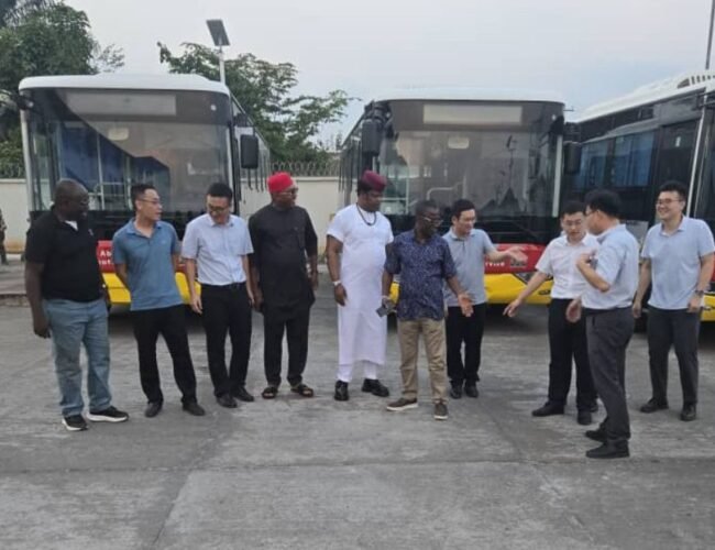 Yutong Delegation Amazed by Gov. Otti’s Infrastructure Projects During Tour of Abia’s Innovative Public Transport Led by Dr. Ukaegbu